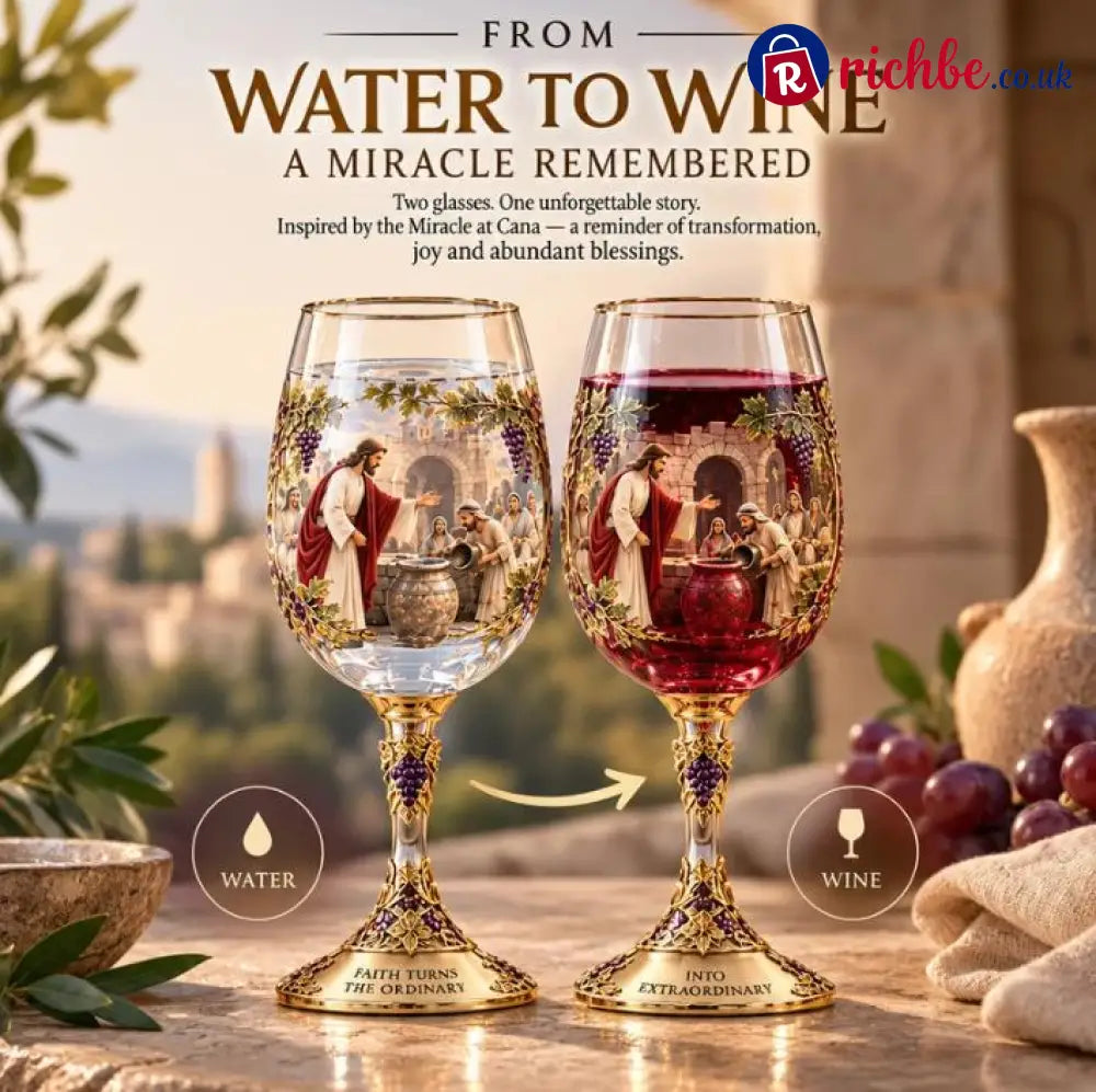 Two Glasses. One Miracle. A Story Worth Keeping.✝️