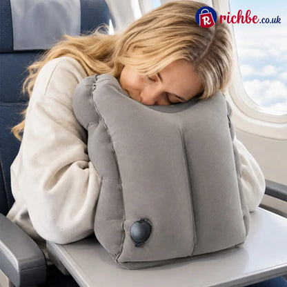 Ultra-Light Foldable Inflatable Travel Pillow | Portable Neck Support for Trips - Houseware & Kitchen
