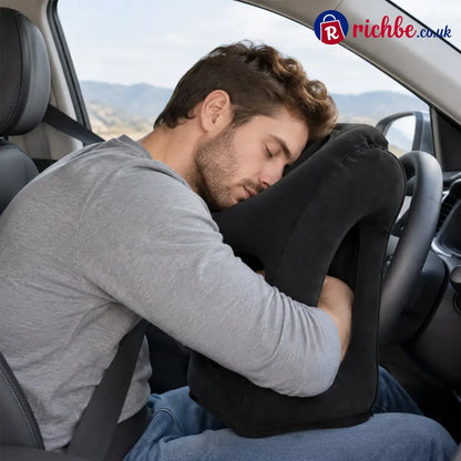 Ultra-Light Foldable Inflatable Travel Pillow | Portable Neck Support for Trips - Houseware & Kitchen