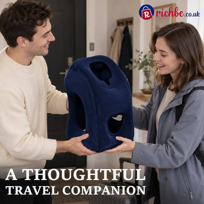 Ultra-Light Foldable Inflatable Travel Pillow | Portable Neck Support for Trips - Houseware & Kitchen
