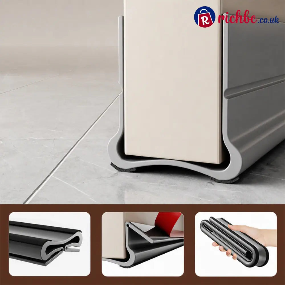 Under Door Silent Draft Stopper - grey - Houseware & Kitchen