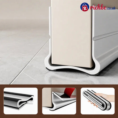 Under Door Silent Draft Stopper - white - Houseware & Kitchen