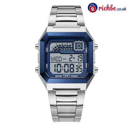 📢 50% Off Now! ⌚ Unisex Digital Watch With Square Display & Luminous Backlight – Sleek Design Bright Backlight &