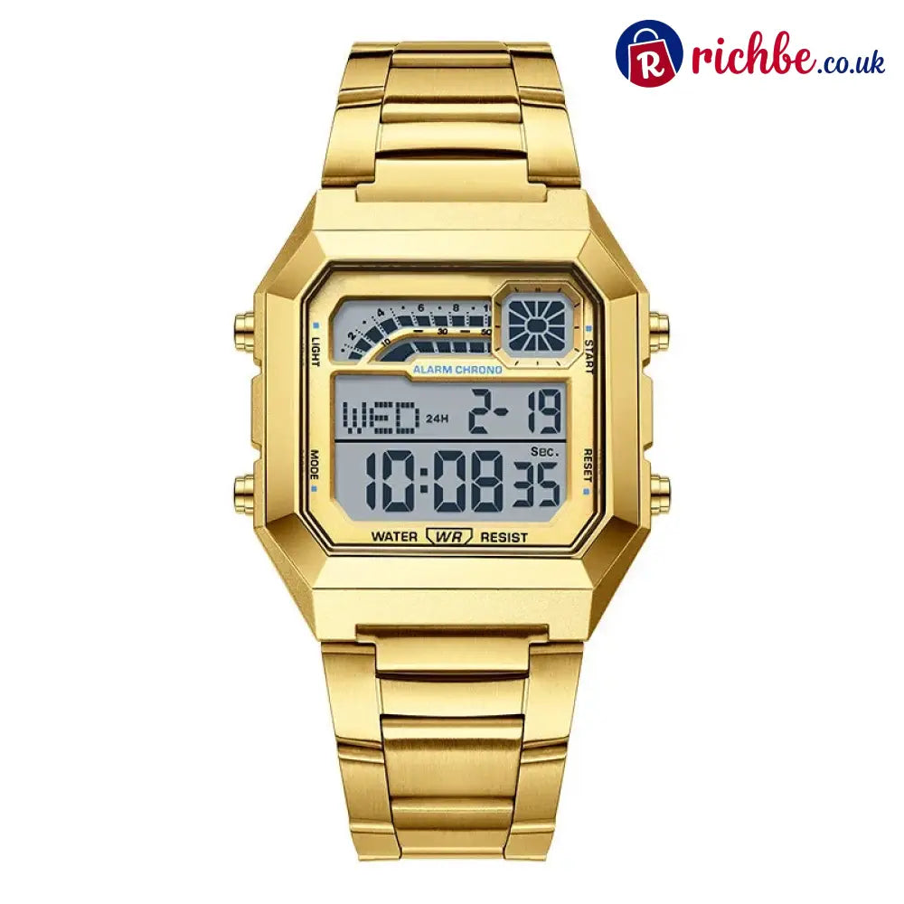📢 50% Off Now! ⌚ Unisex Digital Watch With Square Display & Luminous Backlight – Sleek Design Bright Backlight &