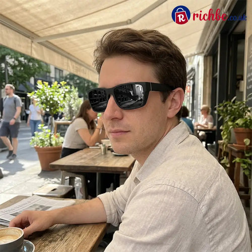 🕶️Unisex Polarized Sunglasses for Running Cycling & Driving – UV400 protection & lightweight - Black Frame Gray & Black