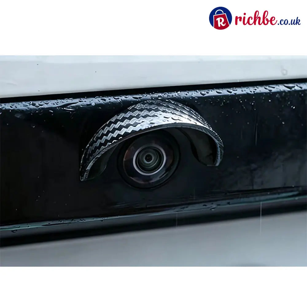Universal Car Backup Camera Rain Shield - Black / Buy 1 set - 4 pieces - Hot sale