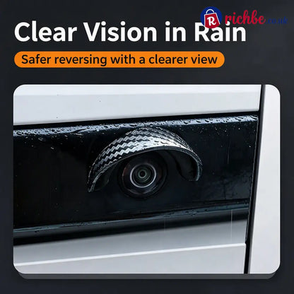 Universal Car Backup Camera Rain Shield - Black / Buy 1 set - 4 pieces - Hot sale