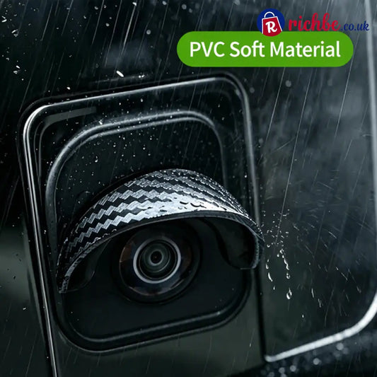 Universal Car Backup Camera Rain Shield - Black / Buy 1 set - 4 pieces - Hot sale