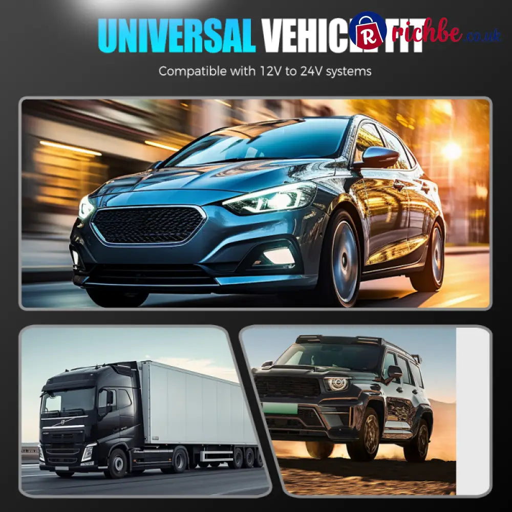 Universal Dual-Port Car FM Bluetooth Transmitter – Wireless Music Hands-Free Calling & Dual USB Charger - Bluetooth
