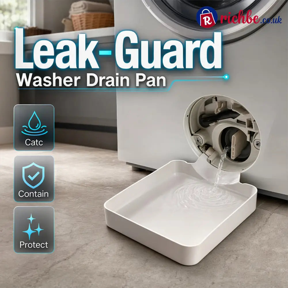 Universal Front-Load Washing Machine Drain Pan💧 - Tools & Gadgets