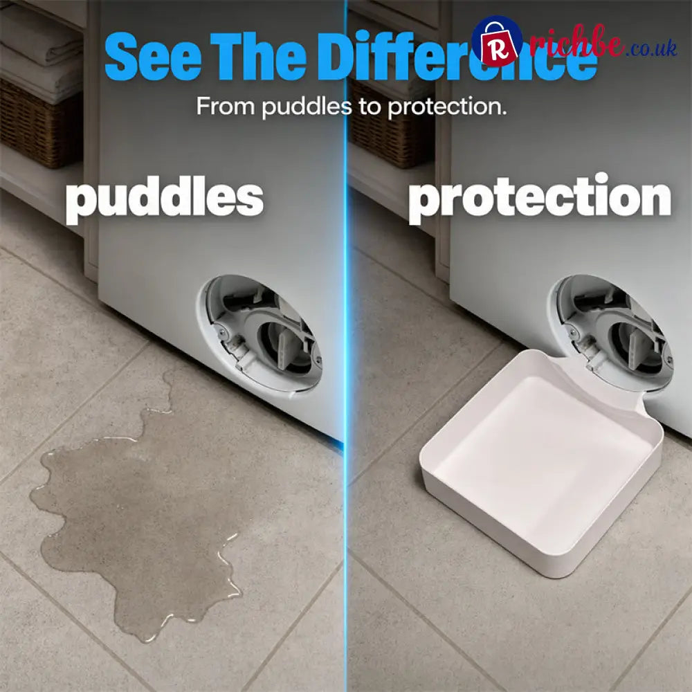 Universal Front-Load Washing Machine Drain Pan💧 - Tools & Gadgets
