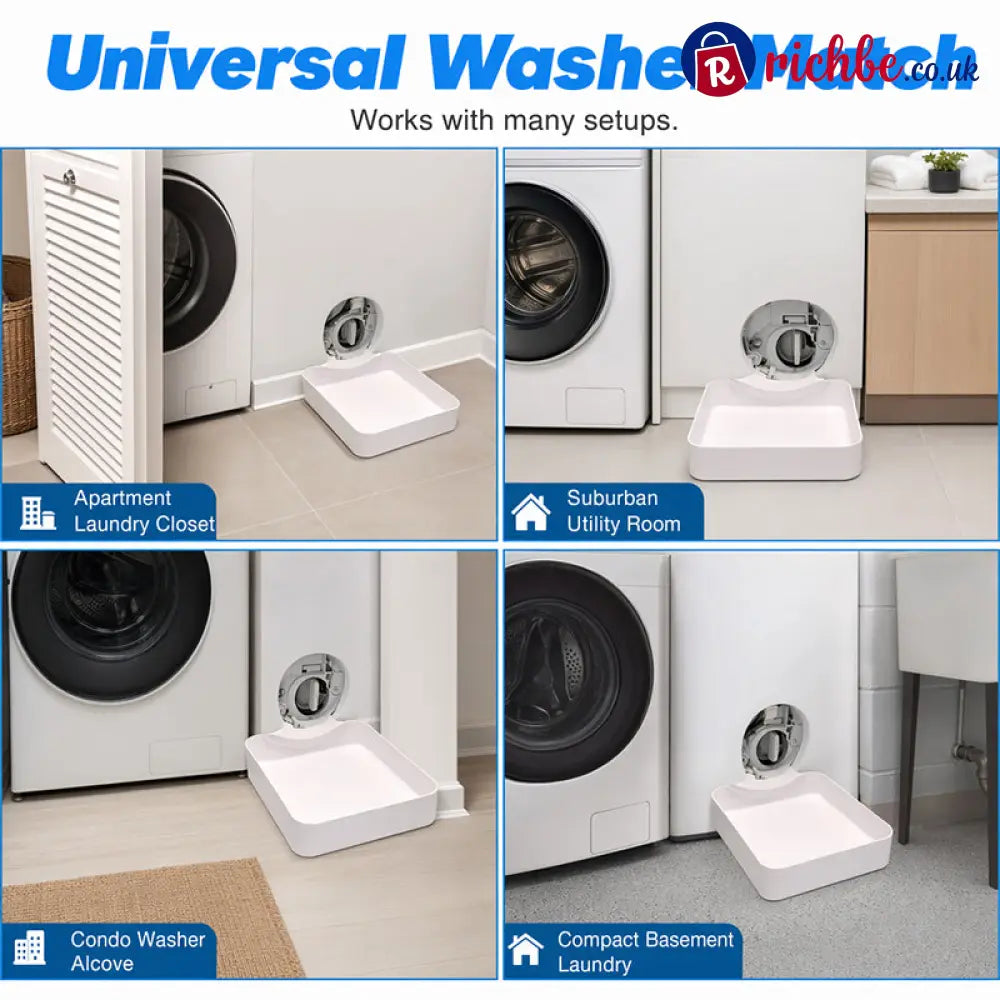 Universal Front-Load Washing Machine Drain Pan💧 - Tools & Gadgets