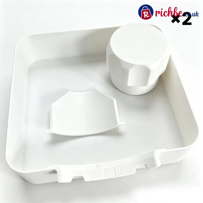 Universal Front-Load Washing Machine Drain Pan💧 - White / Drain Pan*1 +Drain Adapter*1 +Nut*1 / Buy 2 - Tools & Gadgets