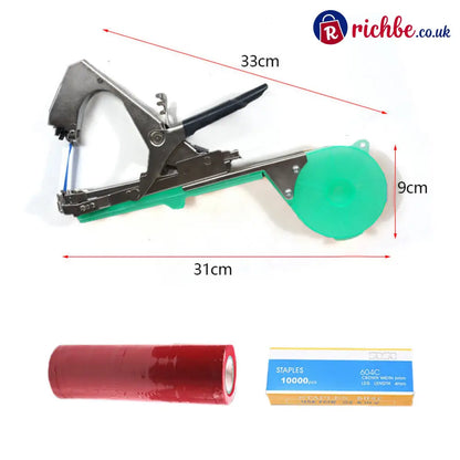 🌱 Universal Lightweight Durable Plant Vine Tying Machine – For tomatoes grapes & climbing plants – Adjustable tension