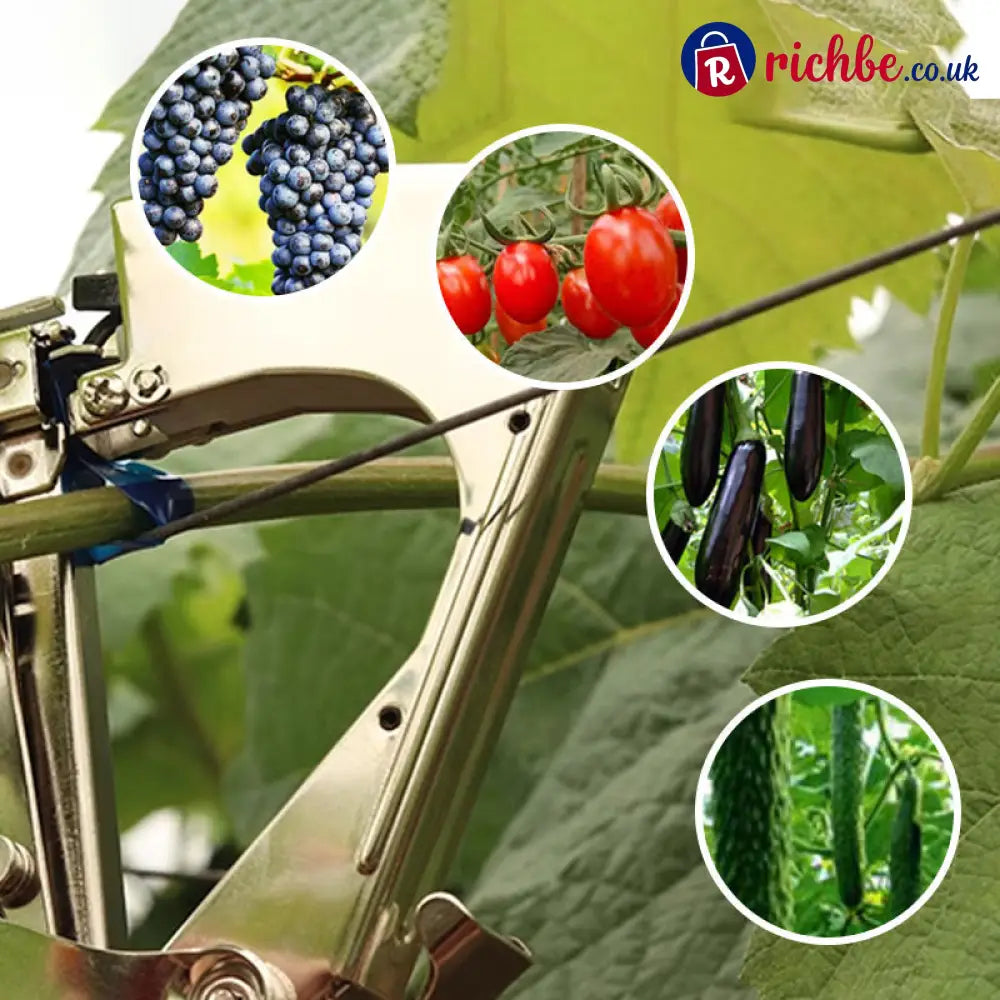 🌱 Universal Lightweight Durable Plant Vine Tying Machine – For tomatoes grapes & climbing plants – Adjustable tension