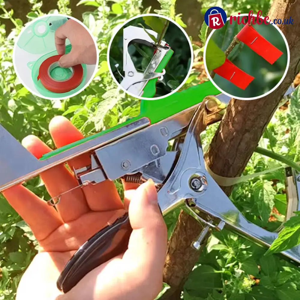 🌱 Universal Lightweight Durable Plant Vine Tying Machine – For tomatoes grapes & climbing plants – Adjustable tension