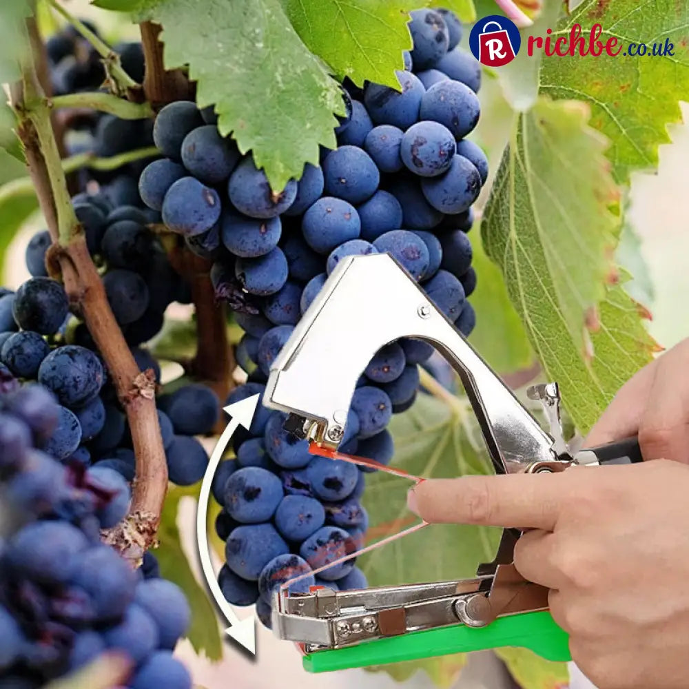 🌱 Universal Lightweight Durable Plant Vine Tying Machine – For tomatoes grapes & climbing plants – Adjustable tension