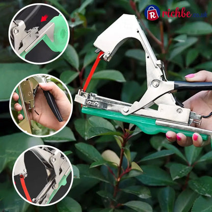 🌱 Universal Lightweight Durable Plant Vine Tying Machine – For tomatoes grapes & climbing plants – Adjustable tension