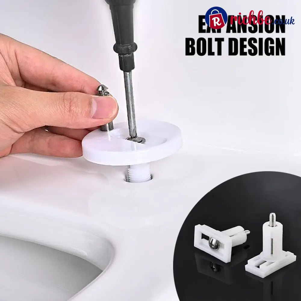 🚽 Universal Toilet Seat Mounting Kit – Secure & Easy Installation - Expansion Bolt / 1 Set(2 PCS)