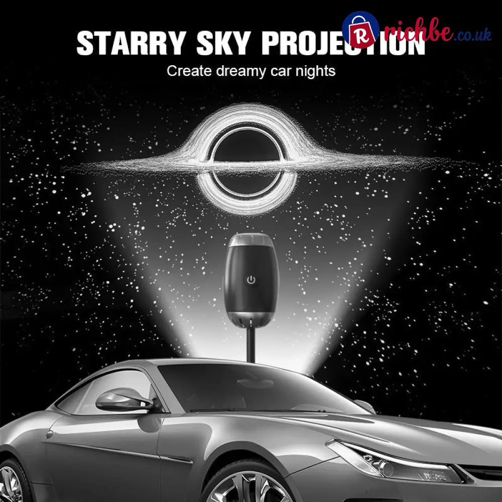 🌟 USB CAR STARRY SKY PROJECTION LAMP, Plug & Play | Adjustable Angle | Romantic Ambient Light ✨ - Hot products