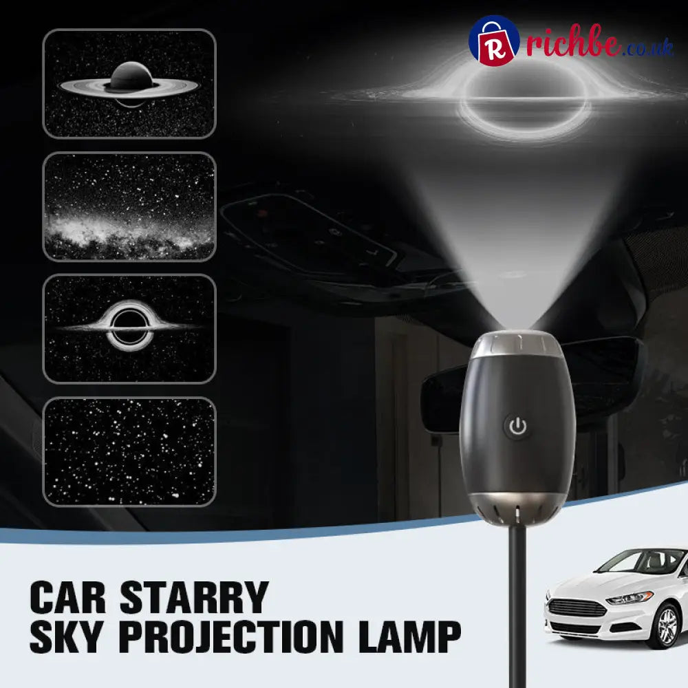 🌟 USB CAR STARRY SKY PROJECTION LAMP, Plug & Play | Adjustable Angle | Romantic Ambient Light ✨ - Hot products