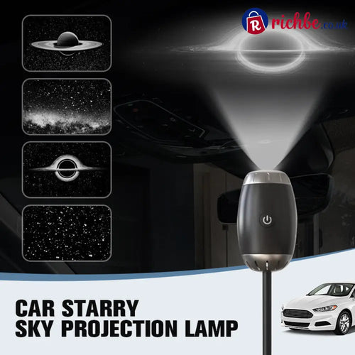 🌟 USB CAR STARRY SKY PROJECTION LAMP, Plug & Play | Adjustable Angle | Romantic Ambient Light ✨ - Hot products