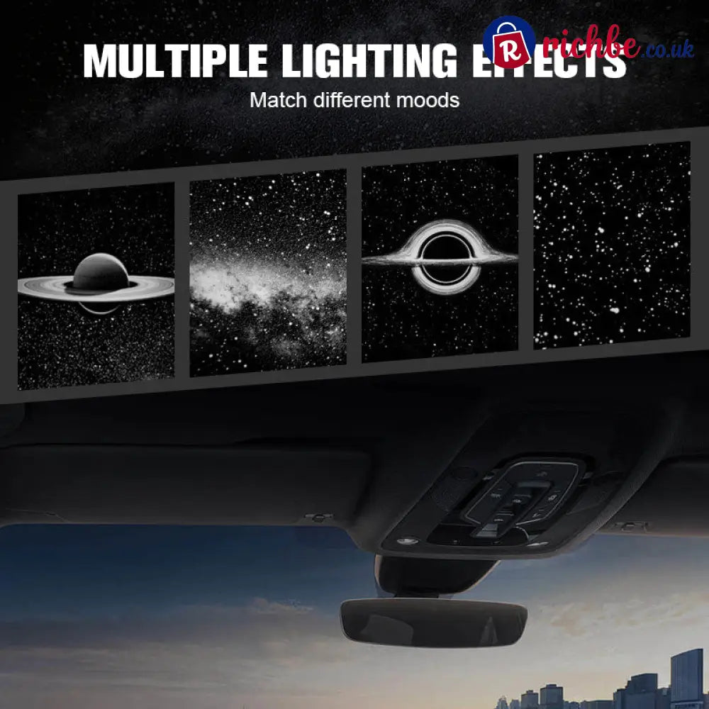 🌟 USB CAR STARRY SKY PROJECTION LAMP, Plug & Play | Adjustable Angle | Romantic Ambient Light ✨ - Hot products