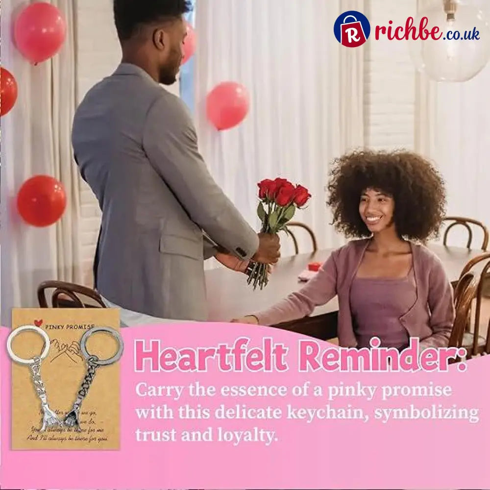🎁💖Valentines Day Gifts💖 Pinky Promise Gift Matching Couple Gifts