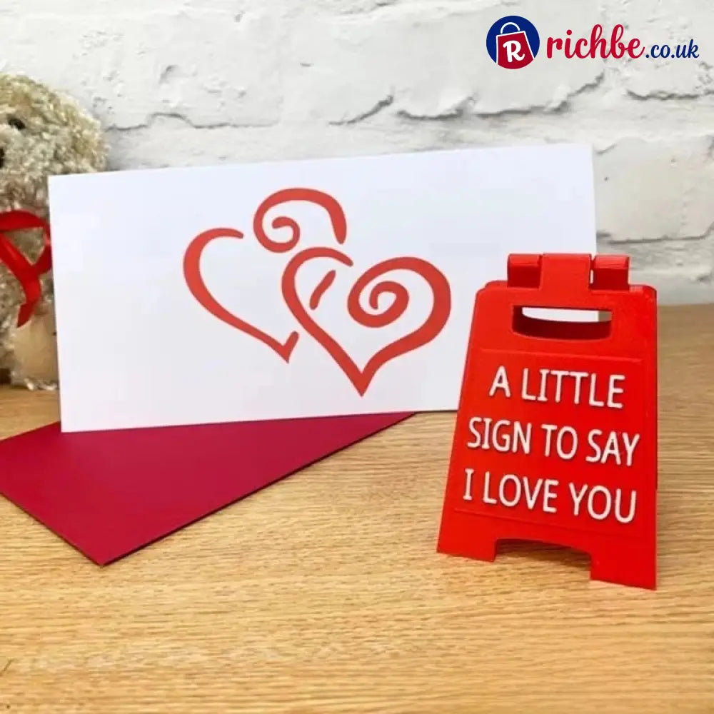 💖Valentine’s Day Gifts💖Romantic MINI SIGN. A little sign to say I love you. - MiNi Sign & Card