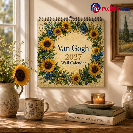 🎨 Van Gogh–Inspired 2027 Wall Calendar -12 Beautiful Artworks to Brighten Every Month - All Collections