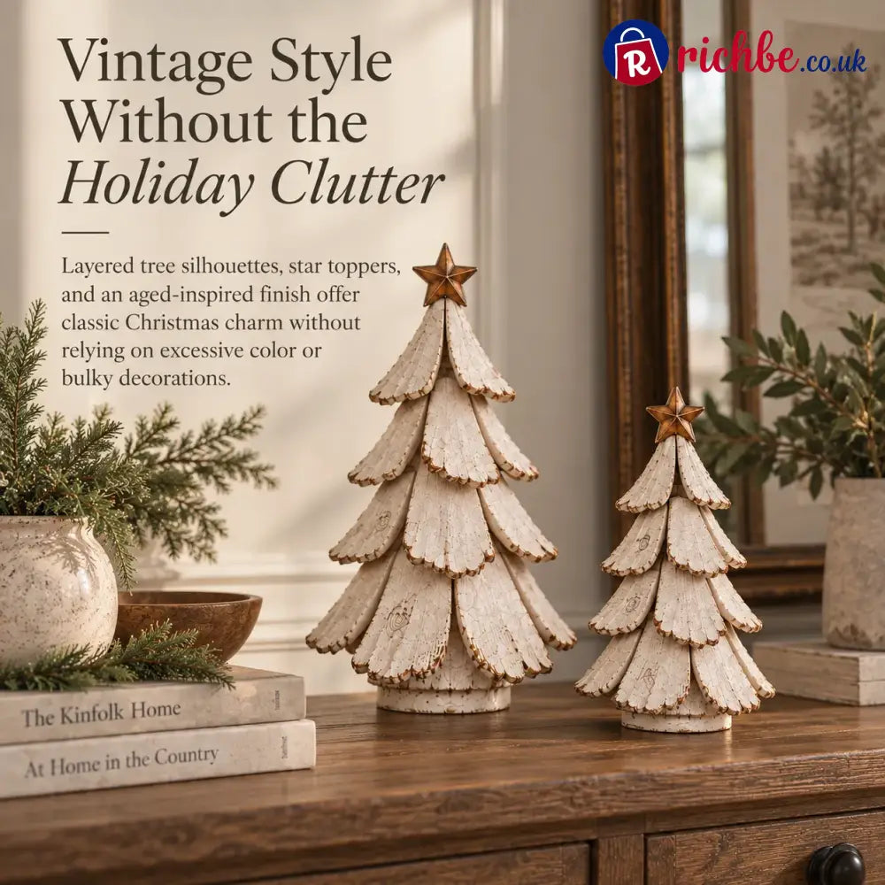 Vintage Lighted Christmas Tree Figurine