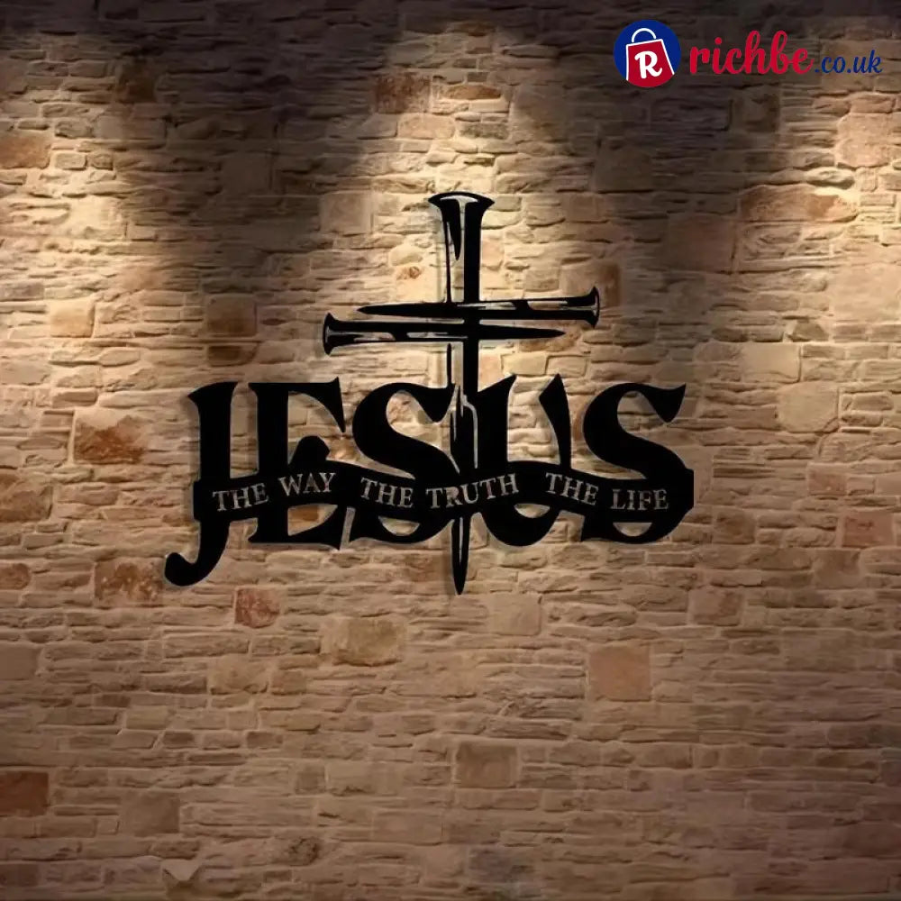 ✝️ Vintage Metal Cross Wall Art 🏡✨ Includes Nails