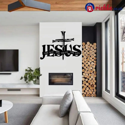 ✝️ Vintage Metal Cross Wall Art 🏡✨ Includes Nails