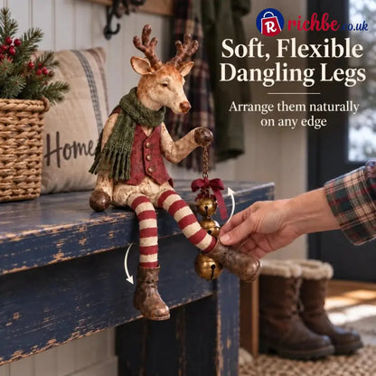 🤎Vintage Old Reindeer Shelf Sitter
