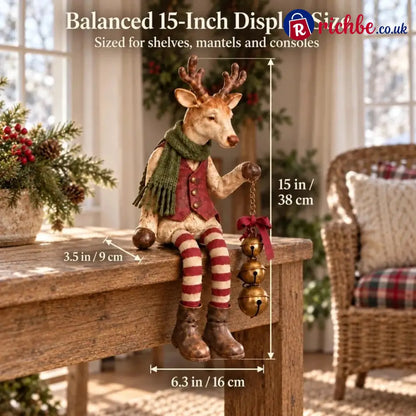 🤎Vintage Old Reindeer Shelf Sitter