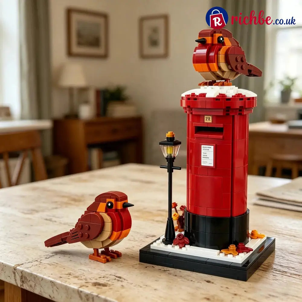 Vintage Postbox & Robin Brick Set – A Symbol of Love & Remembrance📮