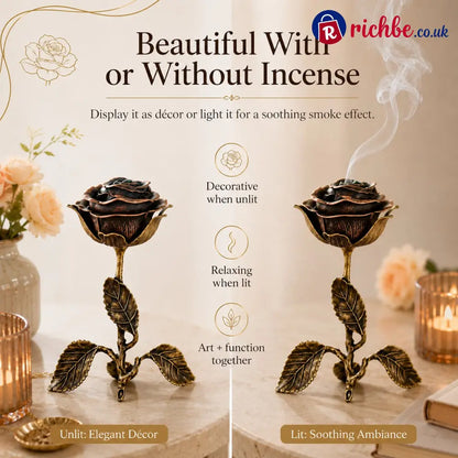 🌹Vintage Rose Incense Burner