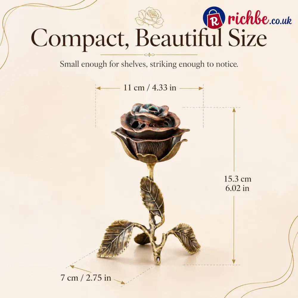 🌹Vintage Rose Incense Burner
