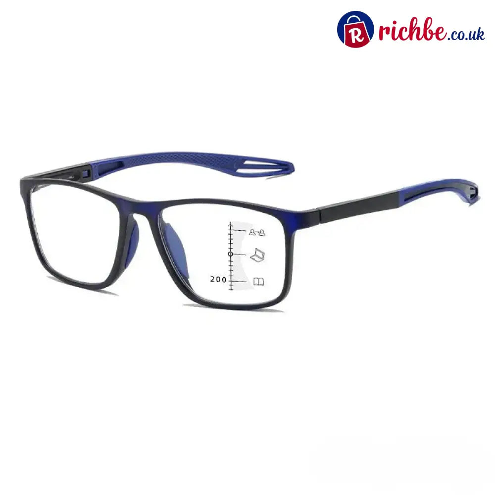 VisionSync Multifocal Glasses [Adaptive Technology] - Blue / 18-33 years