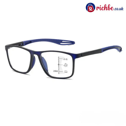 VisionSync Multifocal Glasses [Adaptive Technology] - Blue / 18-33 years