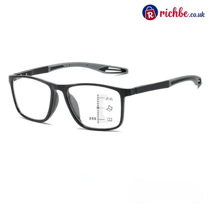 VisionSync Multifocal Glasses [Adaptive Technology] - Grey / 18-33 years