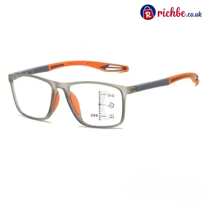 VisionSync Multifocal Glasses [Adaptive Technology] - Orange / 18-33 years