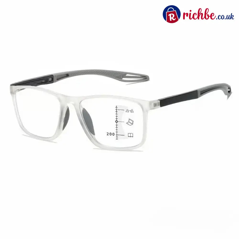 VisionSync Multifocal Glasses [Adaptive Technology] - White / 18-33 years