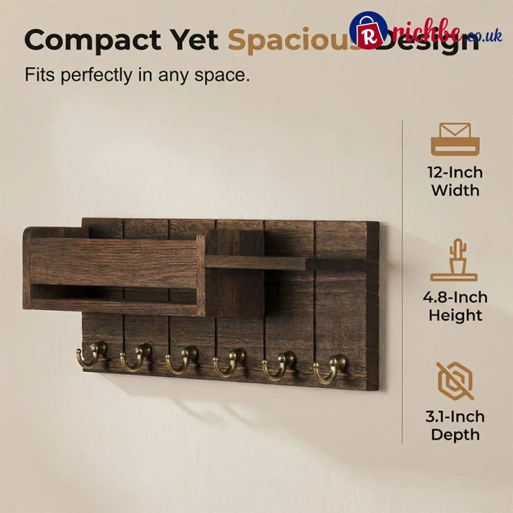 🎉 2026 Sale — Over 25 700 Sold!🔥 Wall‑Mounted Mail & Key Holder