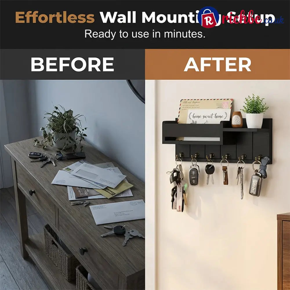 🎉 2026 Sale — Over 25 700 Sold!🔥 Wall‑Mounted Mail & Key Holder