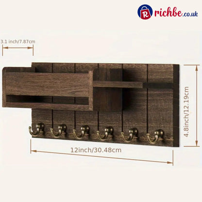 🎉 2026 Sale — Over 25 700 Sold!🔥 Wall‑Mounted Mail & Key Holder