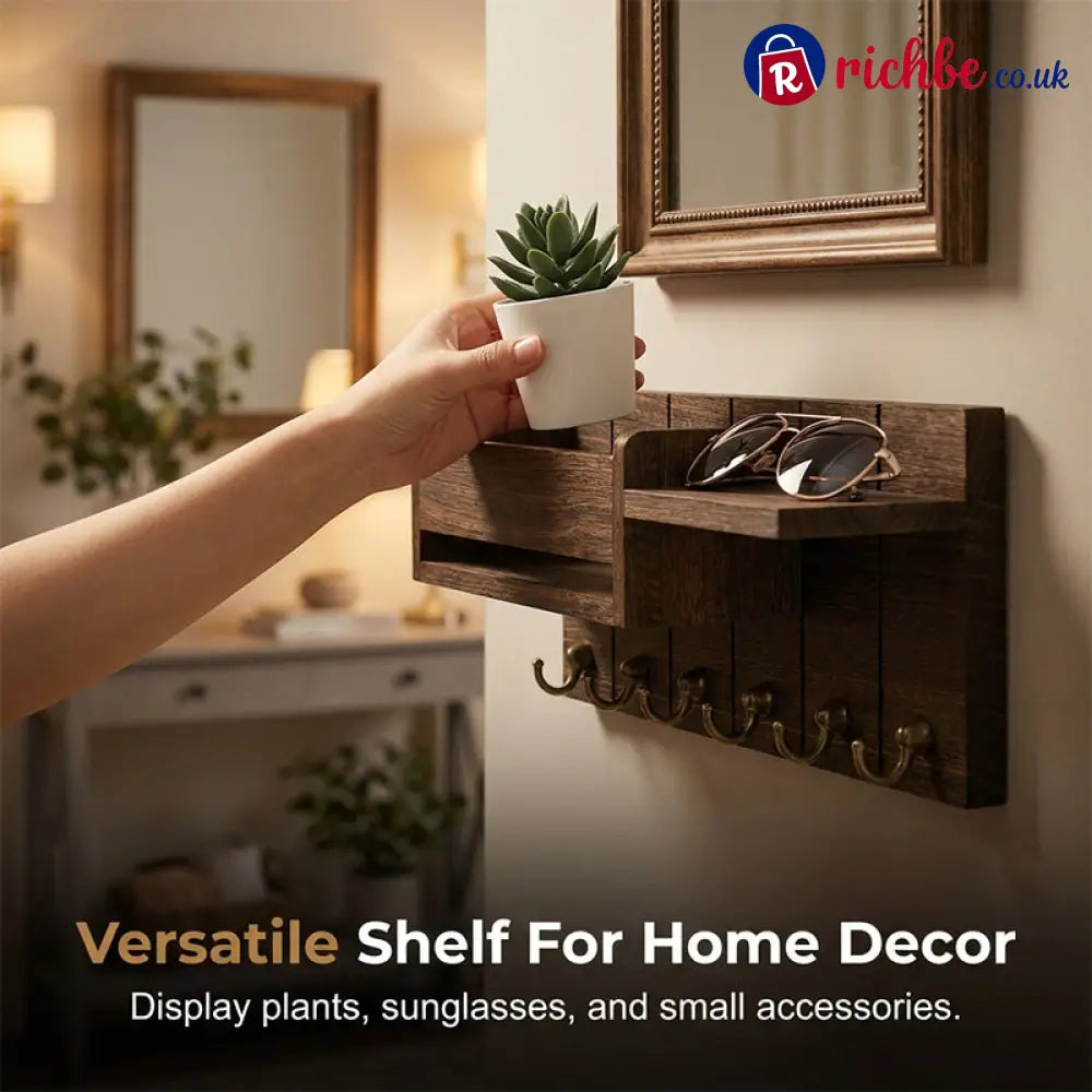 🎉 2026 Sale — Over 25 700 Sold!🔥 Wall‑Mounted Mail & Key Holder
