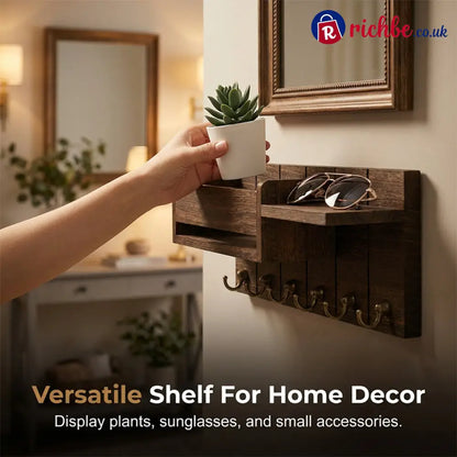 🎉 2026 Sale — Over 25 700 Sold!🔥 Wall‑Mounted Mail & Key Holder