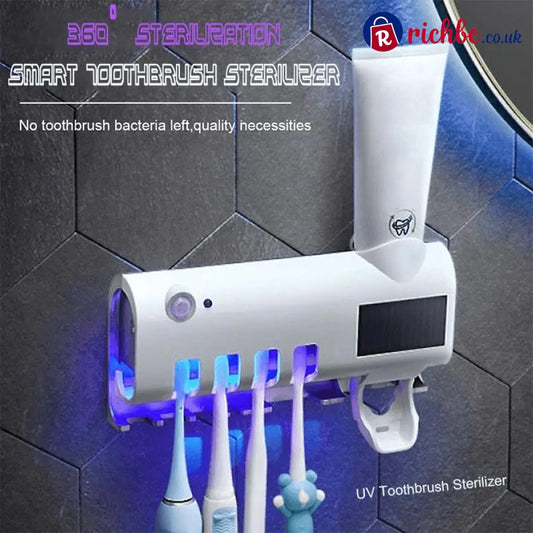 🦷🚿Wall-Mounted UV Toothbrush Sanitizer & Holder - Houseware & Kitchen