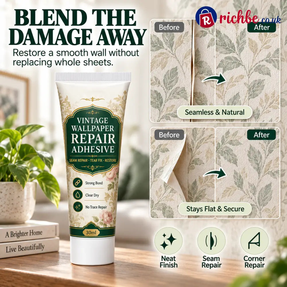 🧱 Wallpaper Repair Adhesive | Seam & Edge Fix - Hot sale